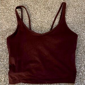 Vuori Women's Coffee/Maroon Daily Crop Top